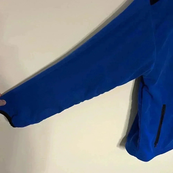 Footjoys Dryjoys 1/2 Zip Blue Golf Pullover Fleece Jacket Large - Picture 2 of 7